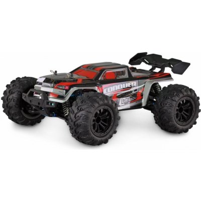 Amewi Conquer Race Truggy brushed 4WD RTR Červená RC-Monstertruck 1:16 – Hledejceny.cz
