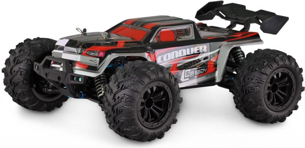 Amewi Conquer Race Truggy brushed 4WD RTR Červená RC-Monstertruck 1:16