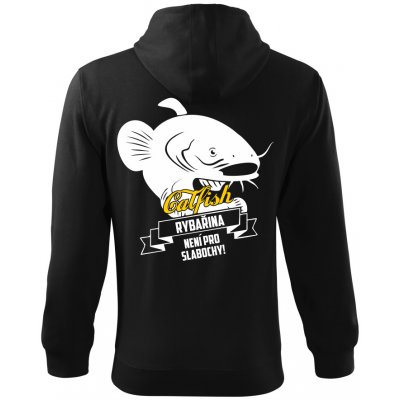 Pánská rybářská mikina Catfish černá – Zboží Mobilmania