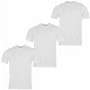 Pánské tričko Donnay 3 Pack T Shirt Mens white