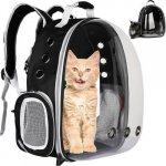 Purlov Batoh pro přepravu zvířat polyester průhledný plexisklo 41 x 35 x 24 cm – Hledejceny.cz