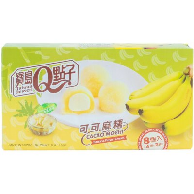 Q Brand Mochi Kakao Banán 80 g – Zboží Dáma