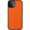 Pouzdro a kryt na mobilní telefon Apple AppleKing z PU kůže pro iPhone 13 mini - oranžový