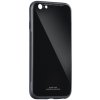 Pouzdro a kryt na mobilní telefon Apple Pouzdro skleněná záda Apple iPhone 6 PLUS černé