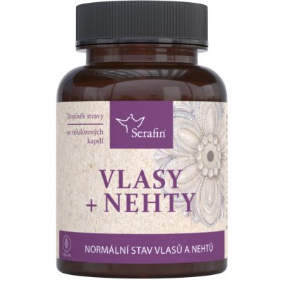 Serafin byliny Vlasy + nehty přírodní kapsle 90 ks – Hledejceny.cz