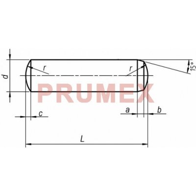 Kolík válcový kalený DIN 6325 6x24 m6 – Sleviste.cz