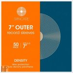Spincare DENSITY 7 Inch 400g Polythene Outer Vinyl Record Sleeves - 50 ks: Vnější PEHD obaly pro 7" SP vinylové desky – Zboží Živě