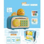 Elektronická dětská pokladnička sejf Kaczuszka s PIN a otiskem prstu – Zboží Dáma