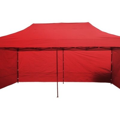 Vespa Trading Párty stan HOBBY, 3m x 6m, červený VTL-36RED – Zboží Mobilmania