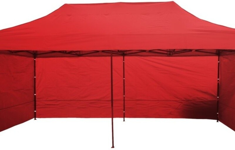 Vespa Trading Párty stan HOBBY, 3m x 6m, červený VTL-36RED
