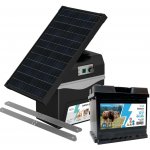 Bateriový zdroj fencee battery DUO BD50 + solární panel 30 W + konzole + baterie 44 Ah – Hledejceny.cz