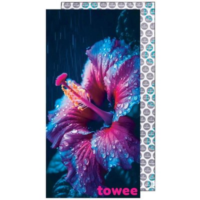 Towee Rychleschnoucí osuška RAINY BLOOM 80 x 160 cm – Zboží Mobilmania