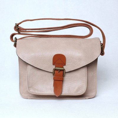 Flora & Co malá /střední béžovo-šedá crossbody kabelka H6788 – Zboží Mobilmania