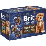 Brit Premium by Nature Adult Dog Fillets in Gravy Multipack 12 x 85 g – Zboží Mobilmania