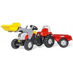 Rolly Toys šlapací traktor Steyr s čelním nakladačem a přívěsem R02393 – Zboží Dáma