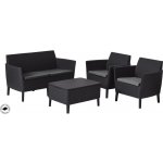 Allibert SALEMO 3 seater grafit 2071 – Zboží Mobilmania