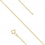 Olivie Stříbrný pozlacený řetízek anker 4209 – Zbozi.Blesk.cz