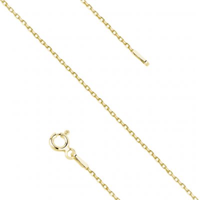 Olivie Stříbrný pozlacený řetízek anker 4209 – Zbozi.Blesk.cz