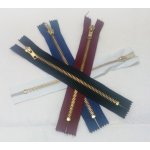 Zip mosazný riflový 22 cm – Hledejceny.cz