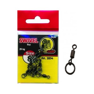 Extra Carp Swivel Rings vel.8 25kg – Zboží Mobilmania