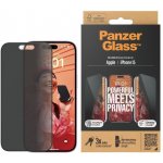 PanzerGlass Privacy Apple iPhone 15 s instalačním rámečkem P2809 – Hledejceny.cz