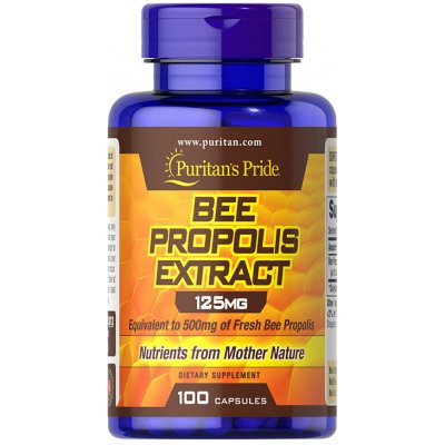 Puritan's Pride Včelí propolis 500 mg 100 Kapslí – Hledejceny.cz