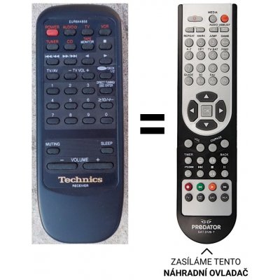 Dálkový ovladač Predátor Technics EUR644858, EUR644866 – Zboží Živě