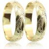 Prsteny Zlatnictví Zlatíčko Snubní prsteny ze žlutého zlata 04.P5R9