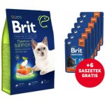 Brit Premium by Nature Cat Sterilized Salmon 8 kg – Zboží Dáma