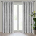 EUROFIRANY ZATEMŇOVACÍ ZÁVĚS NA KROUŽCÍCH VILLA 140X250 CM ŠEDÁ – Hledejceny.cz