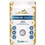 ETA PREMIUM ALKALINE LR44 1ks LR44PREM1 – Zboží Živě