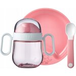 Mepal Dětský jídelní set Mio 6m+ růžový 3 ks – Zboží Dáma
