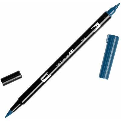 Oboustranný štětcový fix Tombow ABT DUAL - modrá Barva: 526 - True Blue – Sleviste.cz