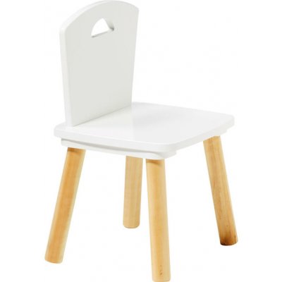 OXYBUL Dětská židlička bílá/přírodní