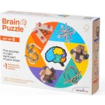 RECENT TOYS Brain Puzzle sada 6 hlavolamů – Zboží Dáma