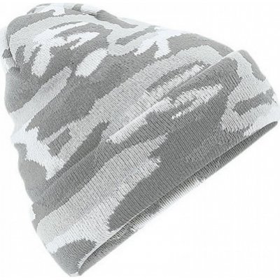 Beechfield zimní maskáčová čepice Camo Cuffed beanie camoflage gray – Hledejceny.cz