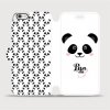 Pouzdro a kryt na mobilní telefon Apple Pouzdro Mobiwear parádní flip Apple iPhone 6 / iPhone 6s - M030P Panda Amálka