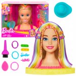 Barbie stylingová hlava neonové duhové blond vlasy – Zboží Dáma Barbie stylingová hlava neonové duhové blond vlasy – Zboží Dáma