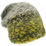 Pletená zimní čepice šedo žlutá melírovaná – Sleviste.cz
