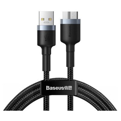 Baseus 1BA2326 USB 3.0 Male To Micro-B 2A, 1m, černý, šedý – Zbozi.Blesk.cz