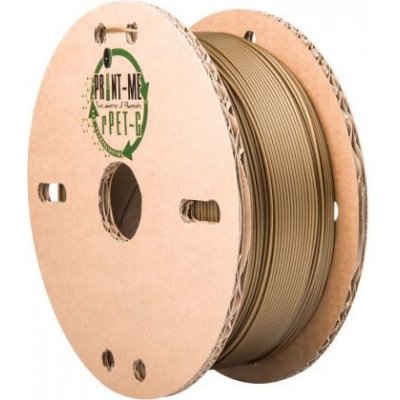 Print-Me rPET-G zlatá antique gold, 1,75mm, 1kg – Zboží Živě
