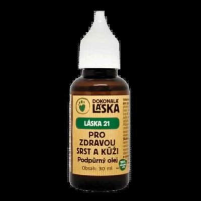 Dokonalá Láska 21 Pro zdravou kůži a srst podpůrný olej 30 ml – HobbyKompas.cz Dokonalá Láska 21 Pro zdravou kůži a srst podpůrný olej 30 ml – HobbyKompas.cz