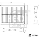 Vzduchový filtr FEBI BILSTEIN 1005989 – Hledejceny.cz