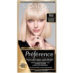 L'Oréal Féria Preférence 102 velmi velmi světlá blond duhová – Zboží Dáma