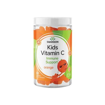 Swanson Kids Vitamin C Pomeranč 125 mg 60 ks gummies