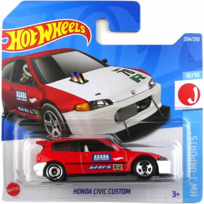 Hot Wheels Honda Civic Custom Red – Zbozi.Blesk.cz