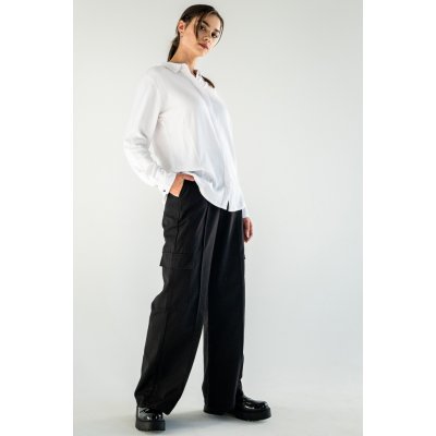 Reporter Young široké kalhoty s prostornými kapsami černá – Zboží Mobilmania