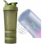 Vilgain Shaker Pro 2Go – Moss 450 ml + 150 ml + 100 ml – Zboží Dáma