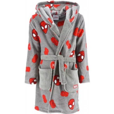 E plus M Dětský župan Spiderman šedý – Sleviste.cz