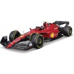 Bburago Formule F1 Ferrari Scuderia F1 75 2022 nr.55 Carlos Sainz with driver and 1:18 – Hledejceny.cz